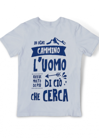 T-shirt In Ogni Cammino Grigia